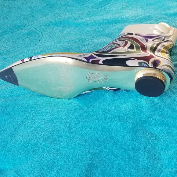 Pucci silk iconic pattern booties - Picture 3 of 3